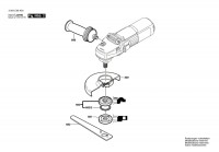 Bosch 3 603 C99 B00 Pws 8-125 Ce Angle Grinder 230 V / Eu Spare Parts